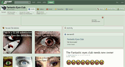 Desktop Screenshot of fantastic-eyes-club.deviantart.com