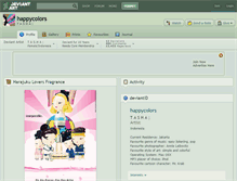 Tablet Screenshot of happycolors.deviantart.com