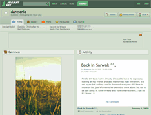 Tablet Screenshot of daresonic.deviantart.com