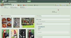 Desktop Screenshot of crazyrikku92.deviantart.com