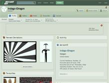 Tablet Screenshot of indago-idragon.deviantart.com