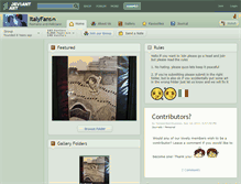 Tablet Screenshot of italyfans.deviantart.com