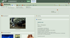 Desktop Screenshot of domino-one.deviantart.com