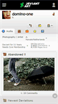 Mobile Screenshot of domino-one.deviantart.com