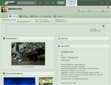 Tablet Screenshot of domino-one.deviantart.com