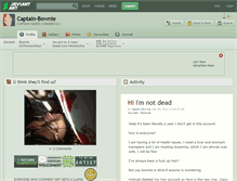Tablet Screenshot of captain-bownie.deviantart.com