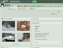 Tablet Screenshot of duckey5.deviantart.com