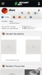 Mobile Screenshot of dbee.deviantart.com