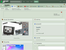 Tablet Screenshot of beat84.deviantart.com