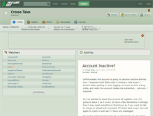 Tablet Screenshot of crosse-tales.deviantart.com