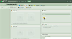 Desktop Screenshot of dragonballzgroup.deviantart.com