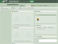 Tablet Screenshot of dragonballzgroup.deviantart.com
