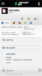Mobile Screenshot of cat-soirs.deviantart.com