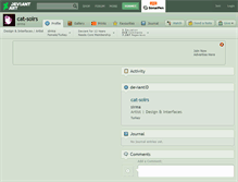 Tablet Screenshot of cat-soirs.deviantart.com