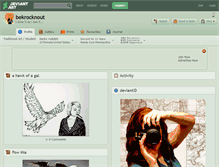 Tablet Screenshot of bekrocknout.deviantart.com