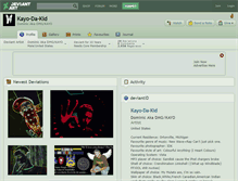 Tablet Screenshot of kayo-da-kid.deviantart.com