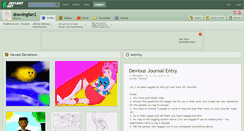 Desktop Screenshot of drawingfan2.deviantart.com