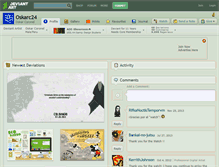 Tablet Screenshot of oskarc24.deviantart.com