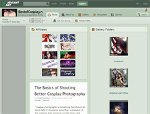 Tablet Screenshot of bestofcosplay.deviantart.com