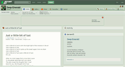 Desktop Screenshot of deep-emerald.deviantart.com