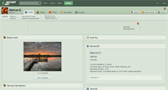 Desktop Screenshot of marcus-g.deviantart.com