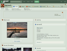 Tablet Screenshot of marcus-g.deviantart.com