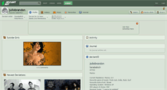Desktop Screenshot of juliobrandon.deviantart.com