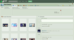 Desktop Screenshot of maxxstamps.deviantart.com