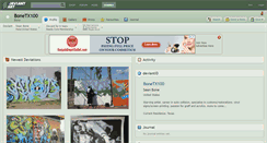 Desktop Screenshot of bonetx100.deviantart.com