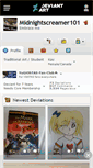 Mobile Screenshot of midnightscreamer101.deviantart.com