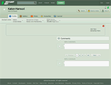 Tablet Screenshot of katon-harouxi.deviantart.com