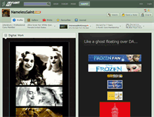 Tablet Screenshot of namelesssaint.deviantart.com