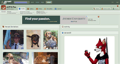 Desktop Screenshot of aofw-fox.deviantart.com