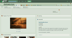 Desktop Screenshot of harshmallowxcore.deviantart.com
