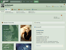 Tablet Screenshot of prettyinpain.deviantart.com