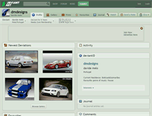 Tablet Screenshot of dmdesigns.deviantart.com