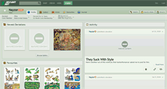 Desktop Screenshot of nayzor.deviantart.com