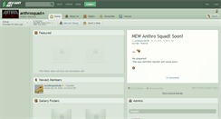Desktop Screenshot of anthrosquad.deviantart.com
