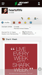 Mobile Screenshot of heartoflife.deviantart.com