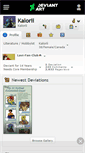 Mobile Screenshot of kalorii.deviantart.com