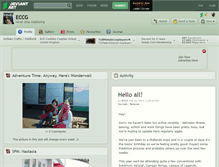Tablet Screenshot of eccg.deviantart.com