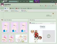 Tablet Screenshot of minamike2.deviantart.com