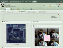 Tablet Screenshot of lera-star.deviantart.com