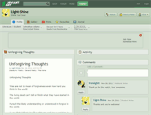 Tablet Screenshot of light-shine.deviantart.com