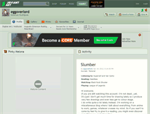 Tablet Screenshot of eggoverlord.deviantart.com
