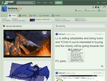 Tablet Screenshot of kelskora.deviantart.com