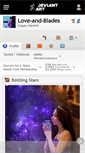 Mobile Screenshot of love-and-blades.deviantart.com