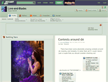 Tablet Screenshot of love-and-blades.deviantart.com