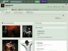 Tablet Screenshot of miguelanxo.deviantart.com