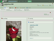 Tablet Screenshot of joiedevivre1989.deviantart.com